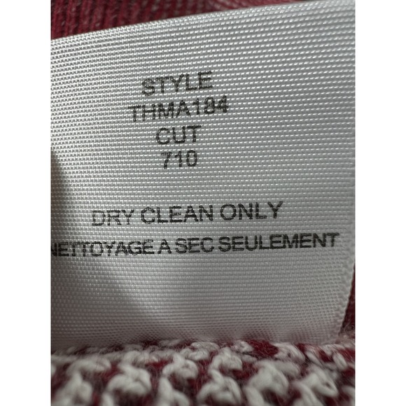 BROCHU WALKER Luxury Red Cashmere Blend Sweater Size XS Side Zip Detail - Picture 6 of 8